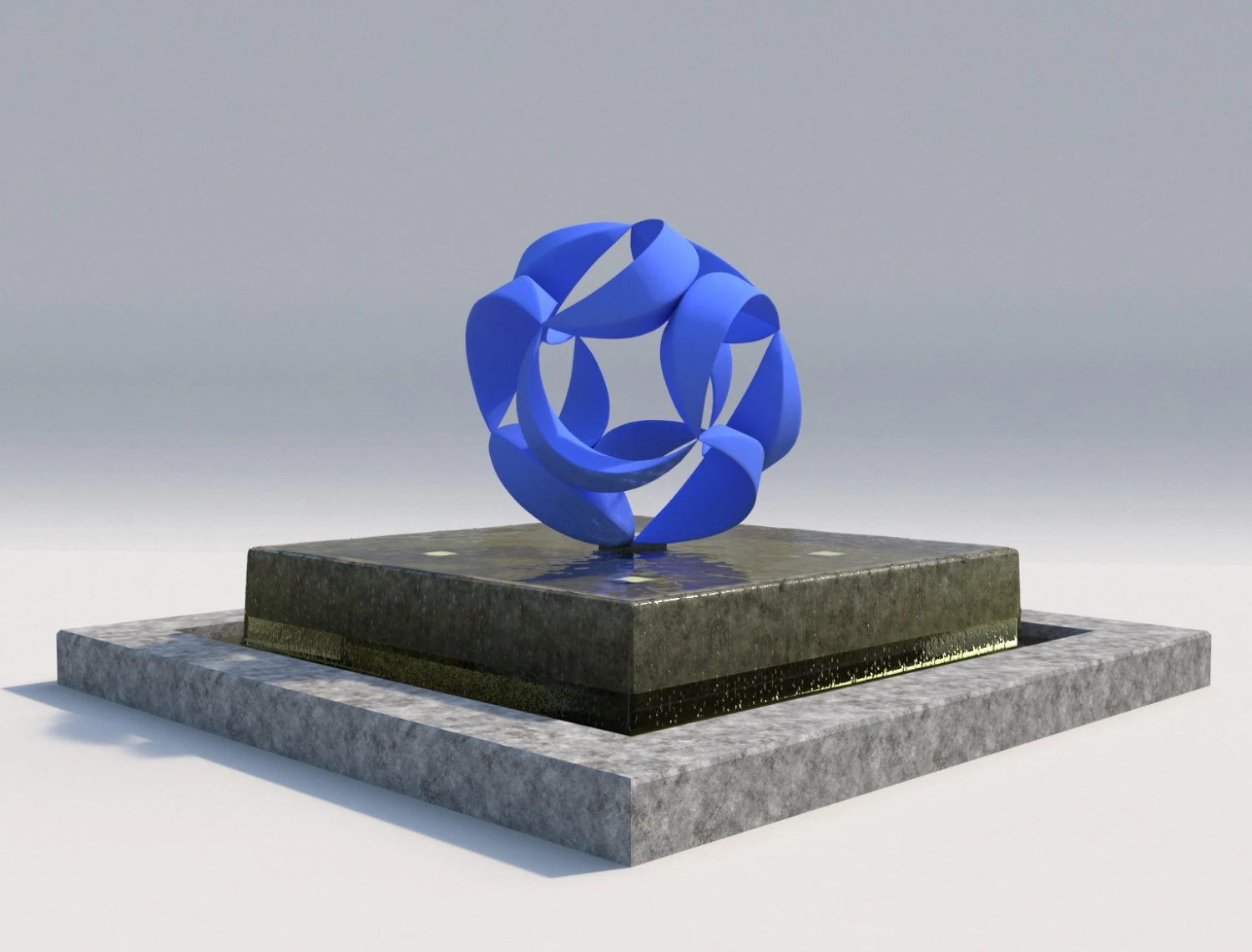 fountain5 japan 3D Model .c4d .max .obj .3ds .fbx .stl .blend 