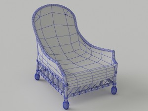 lounge chair Model 3D