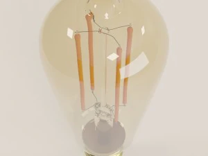 decorative edison bulb led e24 3D Model