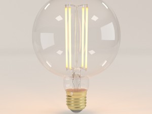 decorative edison led bulb globe 3d Modelo 3D