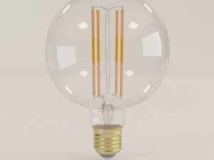decorative edison led bulb globe 3d Modelo 3D