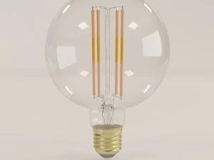 decorative edison led bulb globe 3d 3D Model