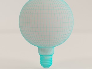 decorative edison led bulb globe 3d Modelo 3D
