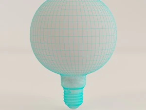 decorative edison led bulb globe 3d 3D Model