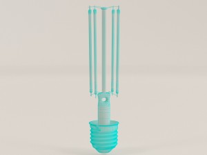 decorative edison led bulb globe 3d Modelo 3D
