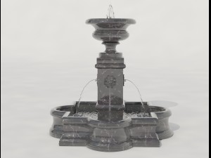 fountain 21 with water 3in1 Modelo 3D
