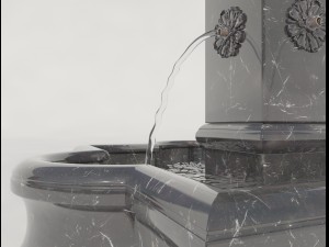 fountain 21 with water 3in1 Modelo 3D