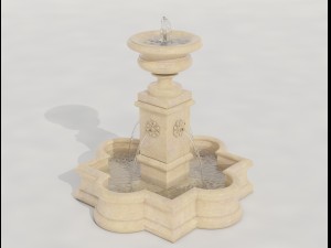 fountain 21 with water 3in1 Modelo 3D