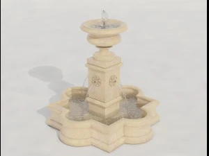 fonte 21 com &aacute;gua 3 em 1 Modelo 3D