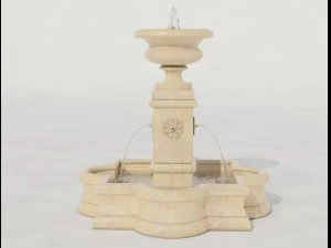 fonte 21 com &aacute;gua 3 em 1 Modelo 3D