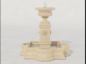 fountain 21 with water 3in1 Modelo 3D