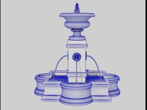 fonte 21 com &aacute;gua 3 em 1 Modelo 3D