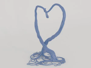 decorative heart for 3d printing 3D Print Model