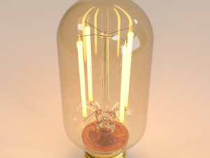 decorative edison radio bulb led e24 Model 3D