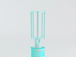 decorative edison radio bulb led e24 3D Model