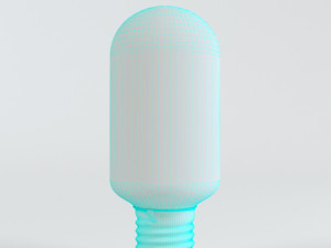 decorative edison radio bulb led e24 Model 3D