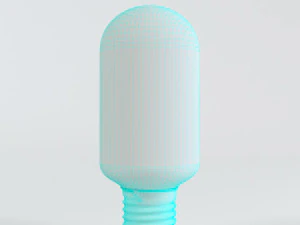 decorative edison radio bulb led e24 3D Model