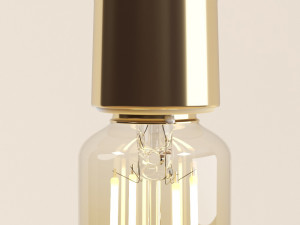 decorative edison radio bulb led e24 3D Model