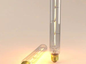 decorative edison tube bulb 185mm led e24 3D Model