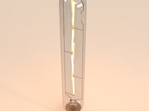 decorative edison tube bulb 185mm led e24 3D Модель