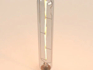 decorative edison tube bulb 185mm led e24 3D Model