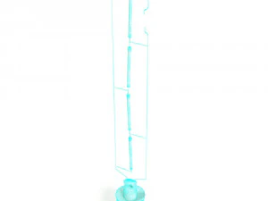 decorative edison tube bulb 185mm led e24 3D Model