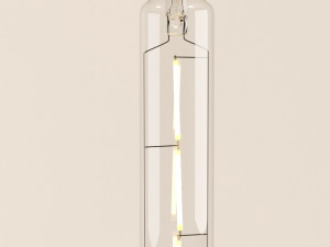 decorative edison tube bulb 185mm led e24 3D Model