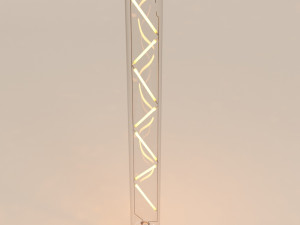 decorative edison tube bulb 300mm led e24 3D मॉडल