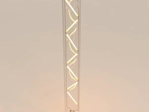 decorative edison tube bulb 300mm led e24 3D Model