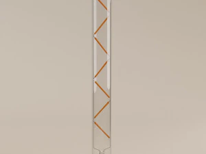 decorative edison tube bulb 300mm led e24 3D Model