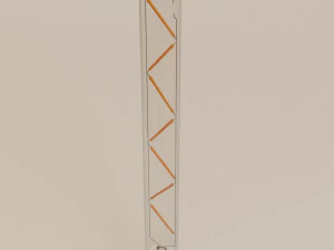 decorative edison tube bulb 300mm led e24 3D Model