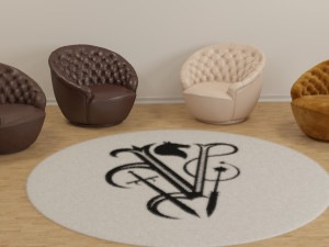 vissionaire agon chaire plus super pbr bonus 3D Model