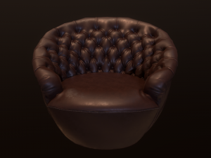 vissionaire agon chaire plus super pbr bonus 3D Model