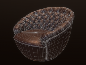 vissionaire agon chaire plus super pbr bonus 3D Model