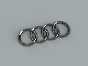 audi logo free 3D 模型