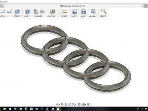audi logo free 3D 模型