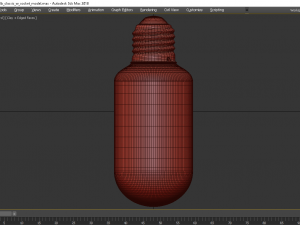 edison classic radio bulb with soket 3D Model