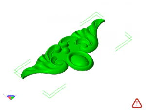 dekoracja drewniana artdecor-002 Model 3D