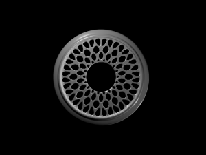 gothic rose window 3D Модель