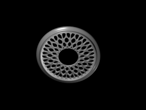 gothic rose window 3D Модель