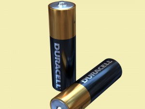 duracell battery 3D Model