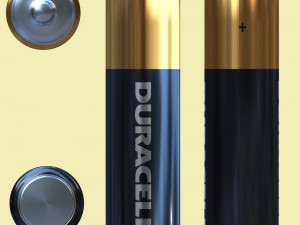 duracell battery 3D Model
