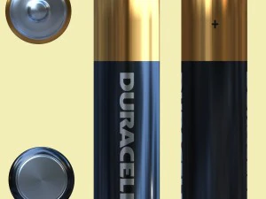 duracell battery 3D Model