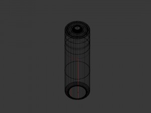 duracell battery 3D Model