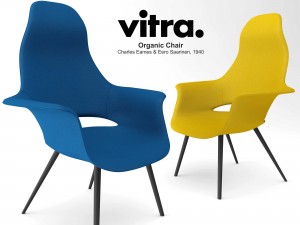vitra organic chair 3D Model