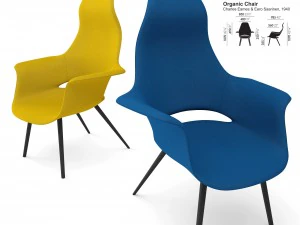 vitra organic chair 3D Model