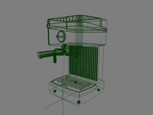 kitchen accessories pack - coffee makers 3D 모델