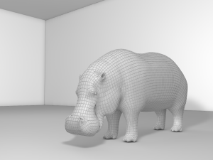 hippo Modelo 3D