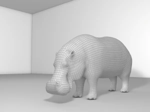hippo 3D Model