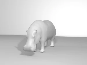 hippo 3D Model